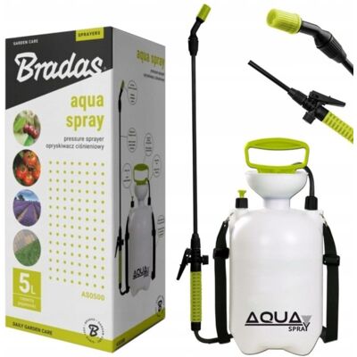 OPRYSKIWACZ RĘCZNY CIŚNIENIOWY OGRODNICZY 5L LANCA BRADAS AQUA SPRAY OPRYSKIWACZ RĘCZNY CIŚNIENIOWY OGRODNICZY 5L LANCA BRADAS AQUA SPRAY