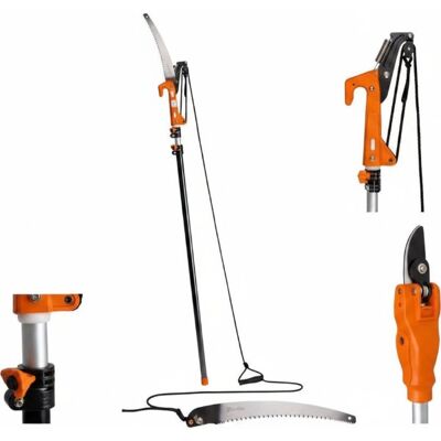 Inny producent Piła teleskopowa z sekatorem do gałęzi 155-375 cm Inny producent Piła teleskopowa z sekatorem do gałęzi 155-375 cm