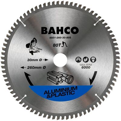 Inny producent Piły tarczowe do aluminium i tworzywa do pilarek typu ukośnica BAHCO Inny producent Piły tarczowe do aluminium i tworzywa do pilarek typu ukośnica BAHCO