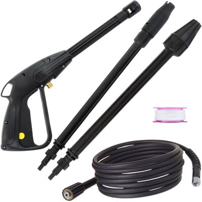 Bisanti Pistolet lanca dysza ROTACYJNA wąż 5M do myjki Karcher K2 K3 K4 K5 K6 K7 SET !!! Bisanti Pistolet lanca dysza ROTACYJNA wąż 5M do myjki Karcher K2 K3 K4 K5 K6 K7 SET !!!