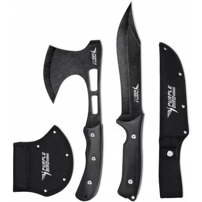 Inny producent PURPLEBIRD Zestaw Noży i Siekiera Campingowa Outdoor Survival Inny producent PURPLEBIRD Zestaw Noży i Siekiera Campingowa Outdoor Survival