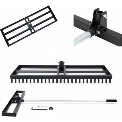 Inny producent Ręczny niwelator terenu 90cm grabie trawnik Inny producent Ręczny niwelator terenu 90cm grabie trawnik
