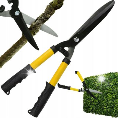 Geko Sekator Do Żywopłotu Nożyce Ręczne 52CM Stal HCS Nożyce Ogrodowe do Gałęzi Geko Sekator Do Żywopłotu Nożyce Ręczne 52CM Stal HCS Nożyce Ogrodowe do Gałęzi