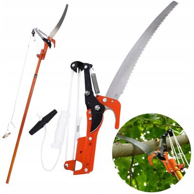GardenLine Sekator ogrodowy z piłą teleskopowy wysięgnik 250 cm 2w1 do gałęzi krzewów GardenLine Sekator ogrodowy z piłą teleskopowy wysięgnik 250 cm 2w1 do gałęzi krzewów