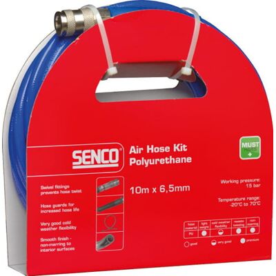 Inny producent SENCO WĄŻ PNEUMATYCZNY PU 10m x 1/4' z końcówkami 4000650 Inny producent SENCO WĄŻ PNEUMATYCZNY PU 10m x 1/4' z końcówkami 4000650