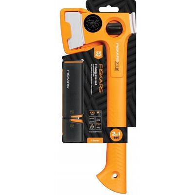 SIEKIERA UNIWERSALNA X13 + OSTRZAŁKA FISKARS SIEKIERA UNIWERSALNA X13 + OSTRZAŁKA FISKARS
