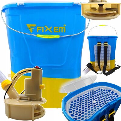 Fixem SIEWNIK AKUMULATOROWY 20L DO NASION TRAWY ROZSIEWACZ NAWOZU ROZRZUTNIK Fixem SIEWNIK AKUMULATOROWY 20L DO NASION TRAWY ROZSIEWACZ NAWOZU ROZRZUTNIK