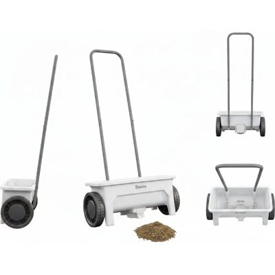 Inny producent Siewnik ogrodowy rozsiewacz nasion trawy nawozu soli piasku 12L Inny producent Siewnik ogrodowy rozsiewacz nasion trawy nawozu soli piasku 12L