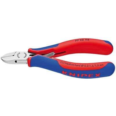 SZCZYPCE TNĄCE BOCZNE DLA ELEKTRONIKÓW 115MM KNIPEX 77 22 115 SZCZYPCE TNĄCE BOCZNE DLA ELEKTRONIKÓW 115MM KNIPEX 77 22 115