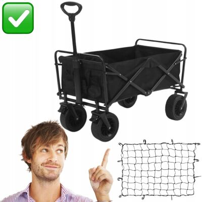 nieznany producent TACZKA WÓZEK TURYSTYCZNY PLAŻOWY 120L SKŁADANY TERENOWY SIATKA RENEW FORCE nieznany producent TACZKA WÓZEK TURYSTYCZNY PLAŻOWY 120L SKŁADANY TERENOWY SIATKA RENEW FORCE