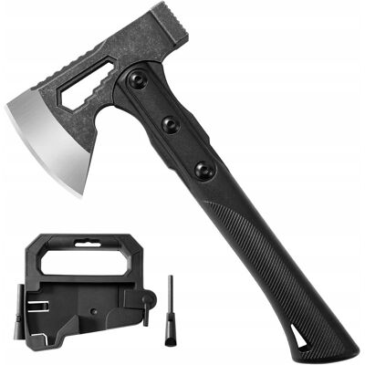 Inny producent TESCOACH Siekiera Kempingowa 27cm Lekka 3w1 Ergonomiczny Uchwyt Inny producent TESCOACH Siekiera Kempingowa 27cm Lekka 3w1 Ergonomiczny Uchwyt