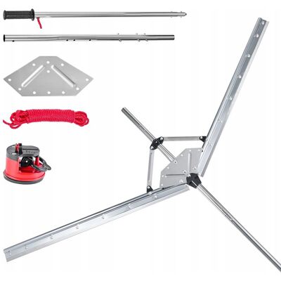VEVOR MOCNE GRABIE DO STAWU Z REGULACJĄ SZEROKOŚCI 157 CM I LINĄ VEVOR MOCNE GRABIE DO STAWU Z REGULACJĄ SZEROKOŚCI 157 CM I LINĄ