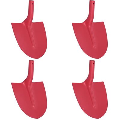 vidaXL Głowica łopaty 4 pcs Czerwony 39,5 x 27,5 cm vidaXL Głowica łopaty 4 pcs Czerwony 39,5 x 27,5 cm