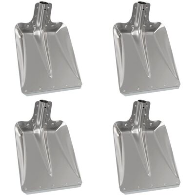 vidaXL Głowica łopaty 4 pcs Srebrny 41,5 x 32,5 cm Aluminium vidaXL Głowica łopaty 4 pcs Srebrny 41,5 x 32,5 cm Aluminium