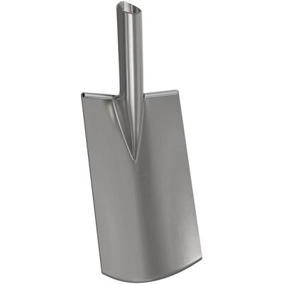 vidaXL Głowica łopaty Srebrny 43 x 17 cm Stal malowana proszkowo vidaXL Głowica łopaty Srebrny 43 x 17 cm Stal malowana proszkowo