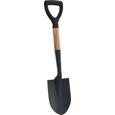 vidaXL Łopata Czarny 68,5 cm Stal Powlekana i Lite Drewno vidaXL Łopata Czarny 68,5 cm Stal Powlekana i Lite Drewno