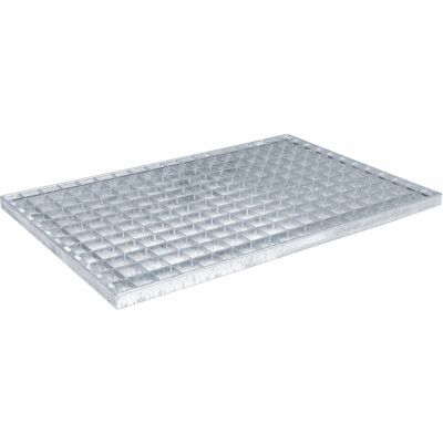 vidaXL Ruszt Srebrny 60 x 40 x 2 cm Stal ocynkowana na gorąco vidaXL Ruszt Srebrny 60 x 40 x 2 cm Stal ocynkowana na gorąco