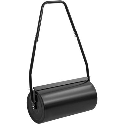 vidaXL Walec do trawnika z rączką, czarny, 42 L, żelazo i stal vidaXL Walec do trawnika z rączką, czarny, 42 L, żelazo i stal
