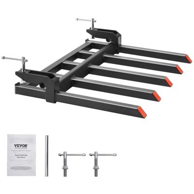 Vevor Widły paletowe do ładowacza 1200kg 120cm – uchwyt traktor koparka Vevor Widły paletowe do ładowacza 1200kg 120cm – uchwyt traktor koparka