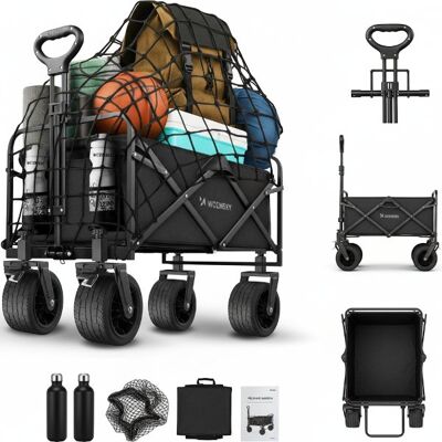 Inny producent WÓZEK TRANSPORTOWY SKŁADANY 120L KOŁA TERENOWE OGRODOWY TURYSTYCZNY SIATKA Inny producent WÓZEK TRANSPORTOWY SKŁADANY 120L KOŁA TERENOWE OGRODOWY TURYSTYCZNY SIATKA