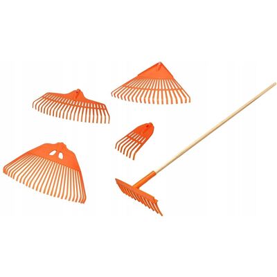 Kotarbau ZESTAW GRABIE OGRODOWE PLASTIK LIŚCI SIANA GRABIENIA KLIK TRZON DREWNO 5w1 Kotarbau ZESTAW GRABIE OGRODOWE PLASTIK LIŚCI SIANA GRABIENIA KLIK TRZON DREWNO 5w1