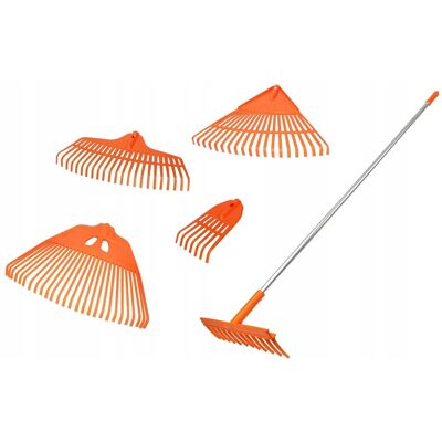 Kotarbau ZESTAW GRABIE OGRODOWE PLASTIKOWE LIŚCI SIANA GRABIENIA KLIK TRZON ALUM 5w1 Kotarbau ZESTAW GRABIE OGRODOWE PLASTIKOWE LIŚCI SIANA GRABIENIA KLIK TRZON ALUM 5w1