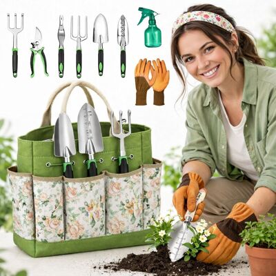 Inny producent ZESTAW narzędzi ogrodniczych 9w1 XXL ogrodowych + TORBA na narzędzia MOCNE Inny producent ZESTAW narzędzi ogrodniczych 9w1 XXL ogrodowych + TORBA na narzędzia MOCNE