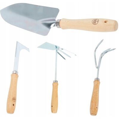 Garden touch zestaw narzędzi ogrodowych HACZKA ŁOPATKA PAZURKI MOTYCZKA prezent Garden touch zestaw narzędzi ogrodowych HACZKA ŁOPATKA PAZURKI MOTYCZKA prezent