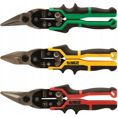 DEWALT ZESTAW NOŻYC RĘCZNYCH DO CIĘCIA BLACHY 3 SZT. DWHT14676-0 DEWALT ZESTAW NOŻYC RĘCZNYCH DO CIĘCIA BLACHY 3 SZT. DWHT14676-0