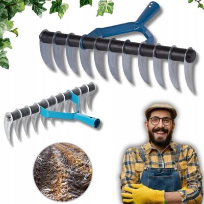 Strend Pro KULTYWATOR RĘCZNY SPULCHNIACZ GLEBY ZIEMI TRAWY CHWASTÓW OGRODOWY STAL 19CM Strend Pro KULTYWATOR RĘCZNY SPULCHNIACZ GLEBY ZIEMI TRAWY CHWASTÓW OGRODOWY STAL 19CM