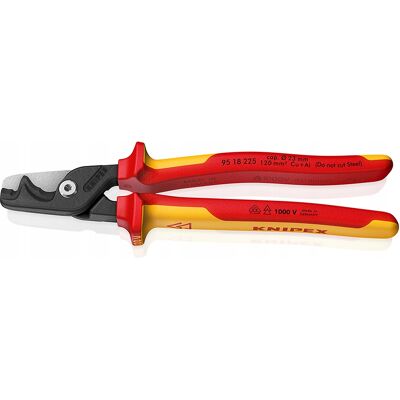 NOŻYCE DO CIĘCIA KABLI STEPCUT XL 56HRC 234X65X29MM KNIPEX 9518225 NOŻYCE DO CIĘCIA KABLI STEPCUT XL 56HRC 234X65X29MM KNIPEX 9518225