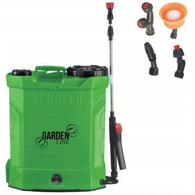 GardenLine OPRYSKIWACZ AKUMULATOROWY CIŚNIENIOWY ELEKTRYCZNY OGRODOWY PRZENOŚNYY 10 L GardenLine OPRYSKIWACZ AKUMULATOROWY CIŚNIENIOWY ELEKTRYCZNY OGRODOWY PRZENOŚNYY 10 L