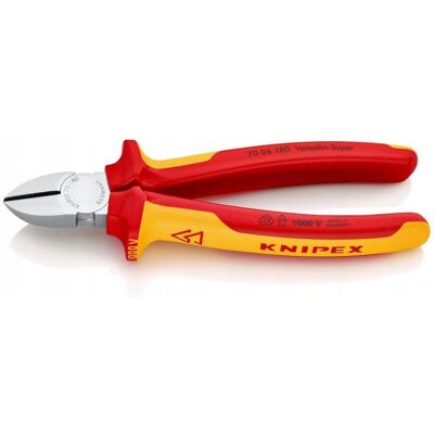 SZCZYPCE TNĄCZE BOCZNE IZOLOWANE VDE KNIPEX 70 06 180 SZCZYPCE TNĄCZE BOCZNE IZOLOWANE VDE KNIPEX 70 06 180