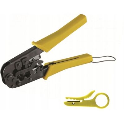 Zaciskarka do złączy modularnych, DEDRA 1268 RJ45, RJ12, RJ11, 4P4C, 4P2C Zaciskarka do złączy modularnych, DEDRA 1268 RJ45, RJ12, RJ11, 4P4C, 4P2C