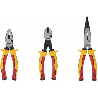 ZESTAW SZCZYPIEC IZOLOWANYCH VDE 3SZT. DLA ELEKTRYKA DEWALT DWHT82811-0 ZESTAW SZCZYPIEC IZOLOWANYCH VDE 3SZT. DLA ELEKTRYKA DEWALT DWHT82811-0