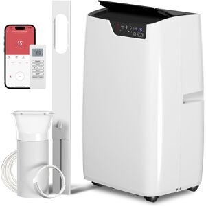 Klimatyzator przenośny HOMCOM z przewodem wydechowym 12000 BTU 3, 5 kW, 4 w 1 z chłodzeniem, wentylacją, osuszaniem, trybem uśpienia, timerem, do po.. Klimatyzator przenośny HOMCOM z przewodem wydechowym 12000 BTU 3, 5 kW, 4 w 1 z chłodzeniem, wentylacją, osuszaniem, trybem uśpienia, timerem, do po..