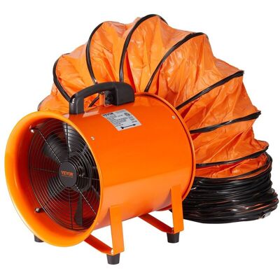 Vevor Przenośny Przemysłowy Wentylator Wyciągowy 203 mm Wąż 10 m Vevor Przenośny Przemysłowy Wentylator Wyciągowy 203 mm Wąż 10 m