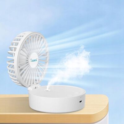Inny producent Przenośny wentylator z chłodną mgiełką I-SHUNFA, składany, 5 prędkości, USB Inny producent Przenośny wentylator z chłodną mgiełką I-SHUNFA, składany, 5 prędkości, USB