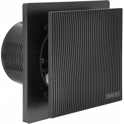 Mission Wentylator łazienkowy VENTIS LINEA 120 Black H+T z klapką zwrotną Mission Wentylator łazienkowy VENTIS LINEA 120 Black H+T z klapką zwrotną