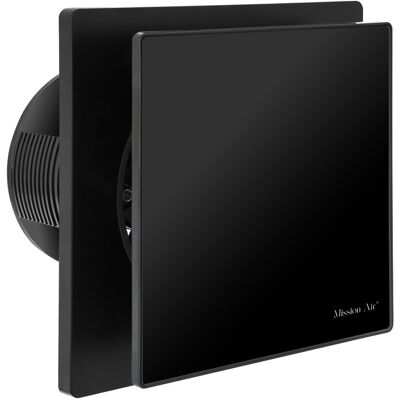 Mission Wentylator łazienkowy VENTIS PURE 120 Black H+T z klapką zwrotną Mission Wentylator łazienkowy VENTIS PURE 120 Black H+T z klapką zwrotną