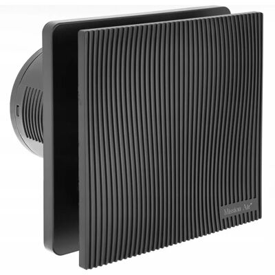 Mission Wentylator Łazienkowy Ventis Linea 120 Black S Z Klapką Zwrotną Mission Wentylator Łazienkowy Ventis Linea 120 Black S Z Klapką Zwrotną