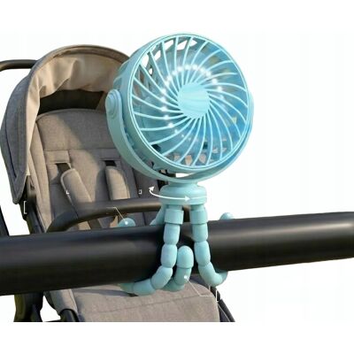 Inny producent Wiatrak Do Wózka USB Z Uchwytem Na Telefon Wentylator 360° Lato Prezent Inny producent Wiatrak Do Wózka USB Z Uchwytem Na Telefon Wentylator 360° Lato Prezent