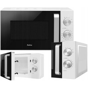 Kuchenka Mikrofalowa Amica Amgf20M1W 20L 800W Mikrofalówka Mocna Oszczędna Kuchenka Mikrofalowa Amica Amgf20M1W 20L 800W Mikrofalówka Mocna Oszczędna