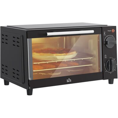 Mini piekarnik HOMCOM 9 l 750 W 100-230°C 60 min. timer z blachą do pieczenia, rusztem do grilla, szklanym okienkiem, oszczędzający miejsce mini pie.. Mini piekarnik HOMCOM 9 l 750 W 100-230°C 60 min. timer z blachą do pieczenia, rusztem do grilla, szklanym okienkiem, oszczędzający miejsce mini pie..