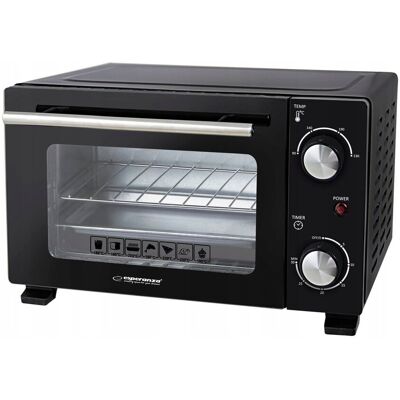 Esperanza MINI PIEKARNIK MAŁY OPIEKACZ WOLNOSTOJĄCY PODWÓJNE DRZWI 10L 800W DO 230°C Esperanza MINI PIEKARNIK MAŁY OPIEKACZ WOLNOSTOJĄCY PODWÓJNE DRZWI 10L 800W DO 230°C