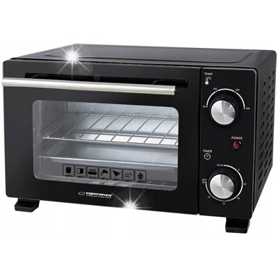 Esperanza MINI PIEKARNIK PIECYK ELEKTRYCZNY DO PIECZENIA MOCNY 10L 800W Esperanza MINI PIEKARNIK PIECYK ELEKTRYCZNY DO PIECZENIA MOCNY 10L 800W