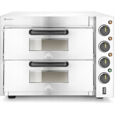 Inny producent Piec do pizzy dwukomorowy na 2 duże pizze 3000 W 230 V - Hendi 220283 Inny producent Piec do pizzy dwukomorowy na 2 duże pizze 3000 W 230 V - Hendi 220283