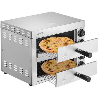 Vevor Piec do pizzy elektryczny 30cm 1700W 50-350°C timer 360° grzanie 4 grzałki Vevor Piec do pizzy elektryczny 30cm 1700W 50-350°C timer 360° grzanie 4 grzałki