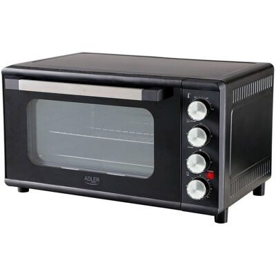 Piekarnik elektryczny 30L Rożen Ruszt Blacha Tacka Minutnik 100-230°C Adler AD 6030 Piekarnik elektryczny 30L Rożen Ruszt Blacha Tacka Minutnik 100-230°C Adler AD 6030