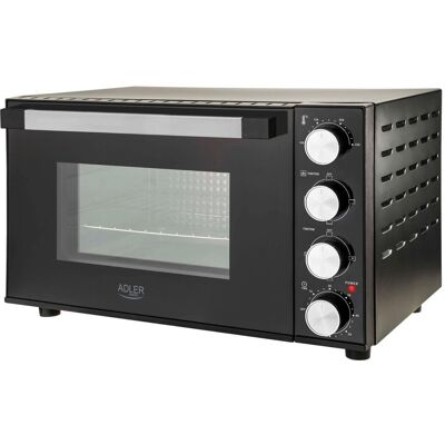 Piekarnik elektryczny 42L Rożen Ruszt Blacha Tacka Minutnik 100-230°C Adler AD 6031 Piekarnik elektryczny 42L Rożen Ruszt Blacha Tacka Minutnik 100-230°C Adler AD 6031